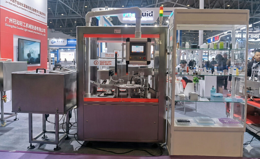 GDHP Система наполнения-каппирования бутылочек-капсулирования капельниц