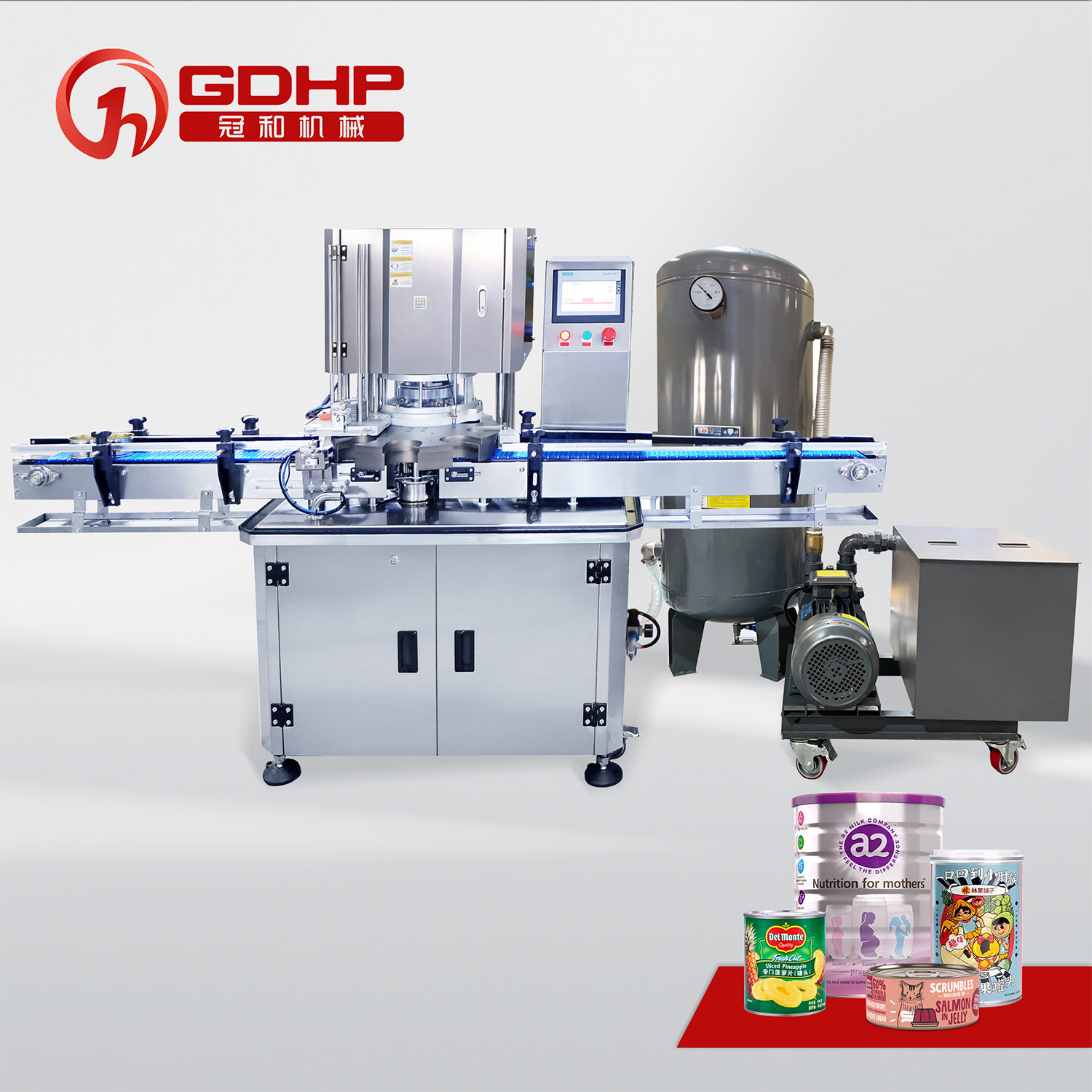 Fully Automatic Negative Pressure Vacuum Can Sealing Machine
