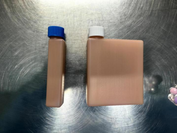 Bouteilles réactifs IVD irrégulières