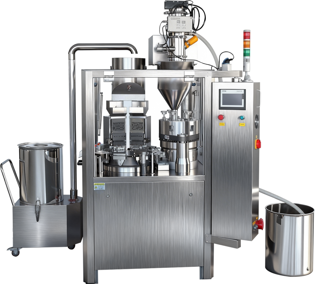 Machine de remplissage et de bouchage de bouteilles de forme irrégulière