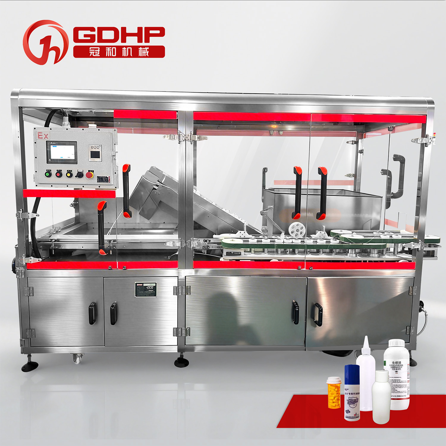 Machine entièrement automatique dénosablage de bouteilles à décharge explosion