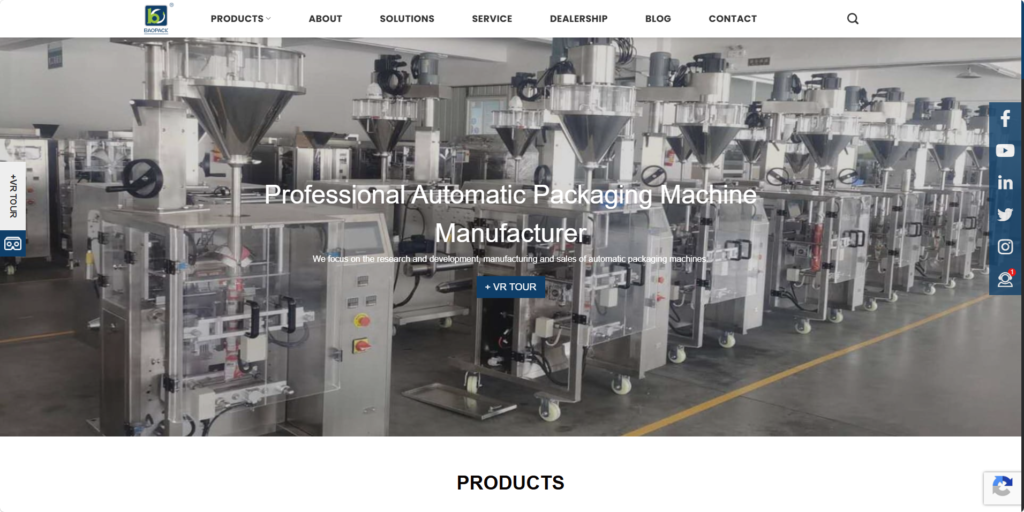 pabrik Mesin Vertical Form Fill Seal Baopack