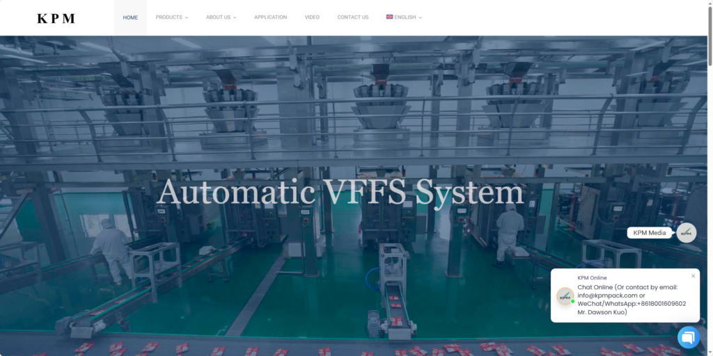 Produsen Mesin Vertical Form Fill Seal KPM