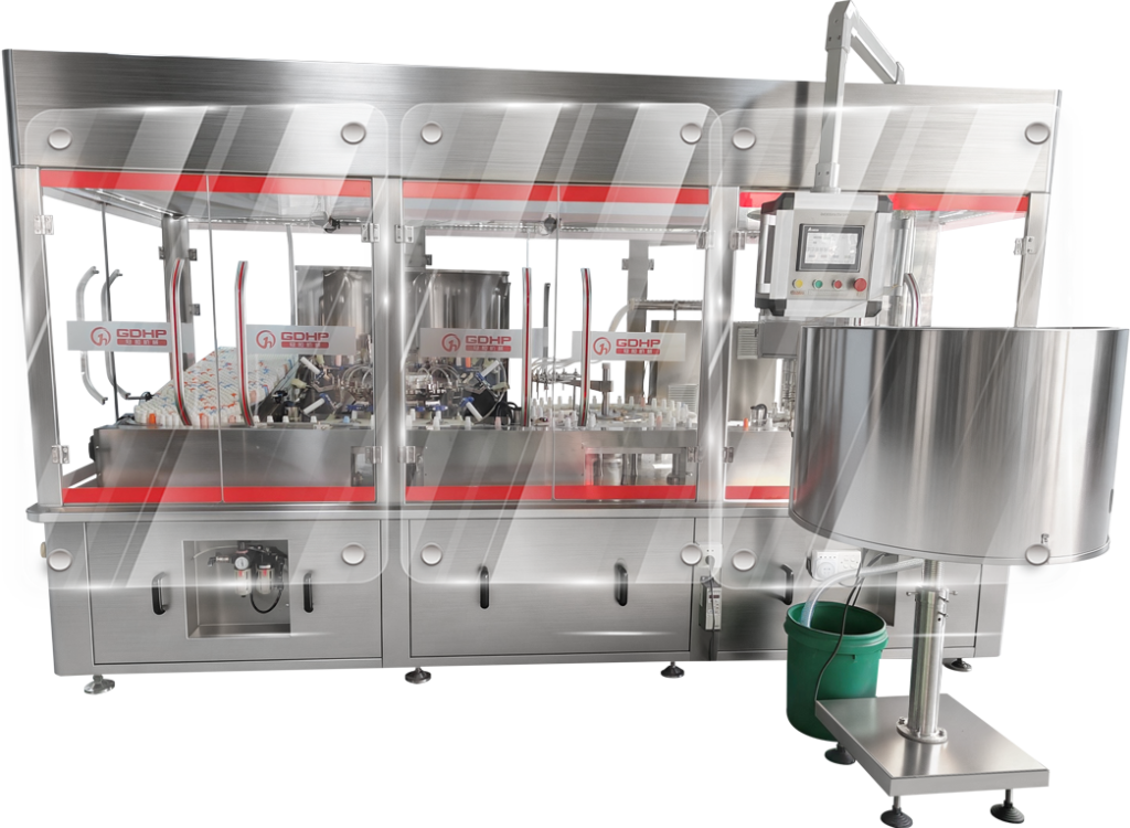 Irregularly Shaped Bottle Filling and Capping Machine