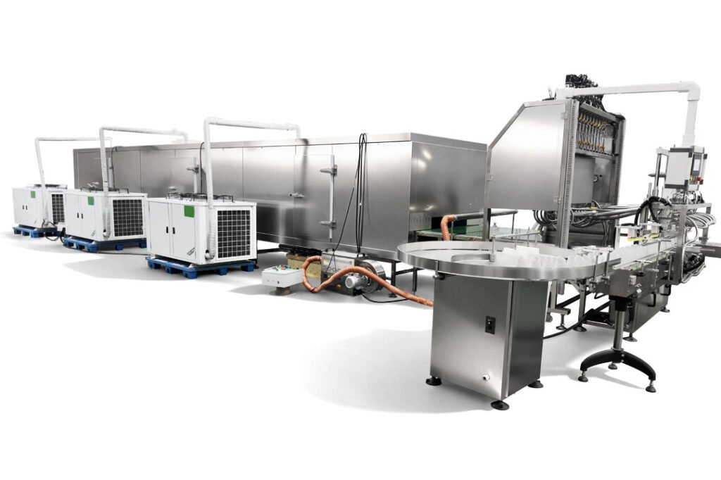 Balm Hot Filling and Cooling Tunnel Production Line