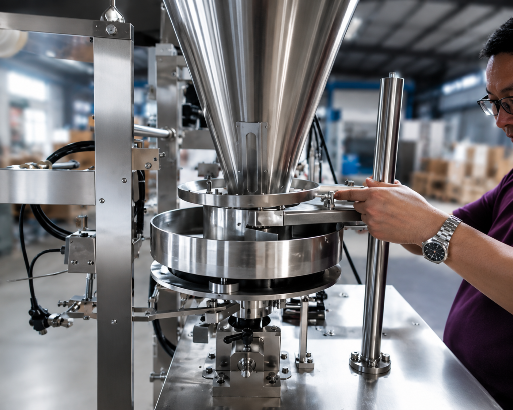 three-side-seal powder packaging machine